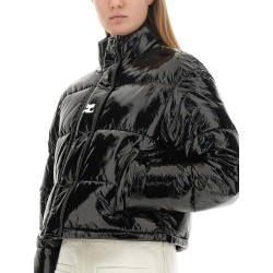 SHORT VINYL DOWN JACKET