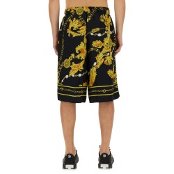 "CHAIN COUTURE" BERMUDA SHORTS