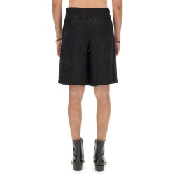 VISCOSE BERMUDA SHORTS