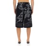 "CHAIN COUTURE" BERMUDA SHORTS