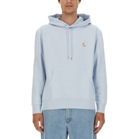 SWEATSHIRT WITH LOGO PATCH
