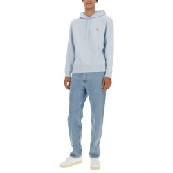 SWEATSHIRT WITH LOGO PATCH