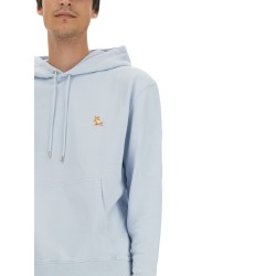 SWEATSHIRT WITH LOGO PATCH