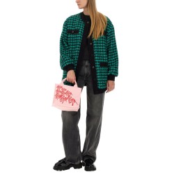 HOUNDSTOOTH TWEED JACKET
