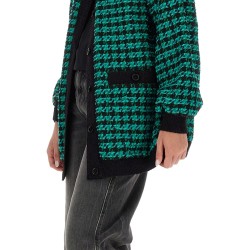 HOUNDSTOOTH TWEED JACKET