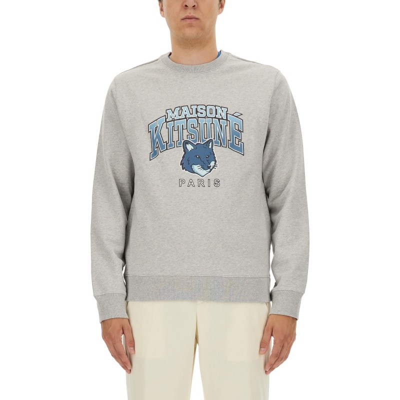 SWEATSHIRT WITH LOGO PRINT