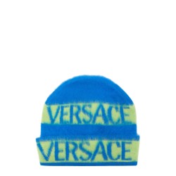 beanie logo stripes