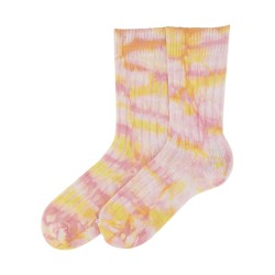 MULTI DYED RIBBED SOCKS