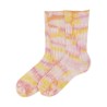 MULTI DYED RIBBED SOCKS