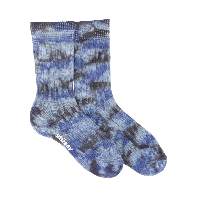 MULTI DYED RIBBED SOCKS