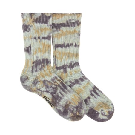 MULTI DYED RIBBED SOCKS