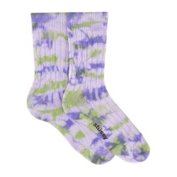 MULTI DYED RIBBED SOCKS