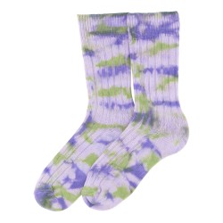 MULTI DYED RIBBED SOCKS