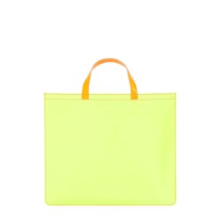 SUPER FLUO LEATHER TOTE BAG