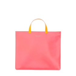 SUPER FLUO LEATHER TOTE BAG