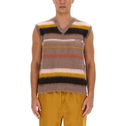 VEST WITH STRIPE PATTERN