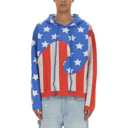 "STARS AND STRIPES SWIRL" SWEATSHIRT