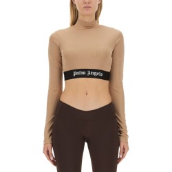 CROPPED TOP WITH LOGO