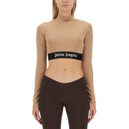 CROPPED TOP WITH LOGO