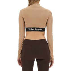 CROPPED TOP WITH LOGO