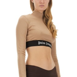 CROPPED TOP WITH LOGO