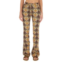 PAISLEY PRINT JEANS