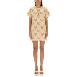 DRESS WITH TEDDY BEAR EMBROIDERY