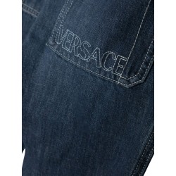 JEANS WITH EMBROIDERED LOGO