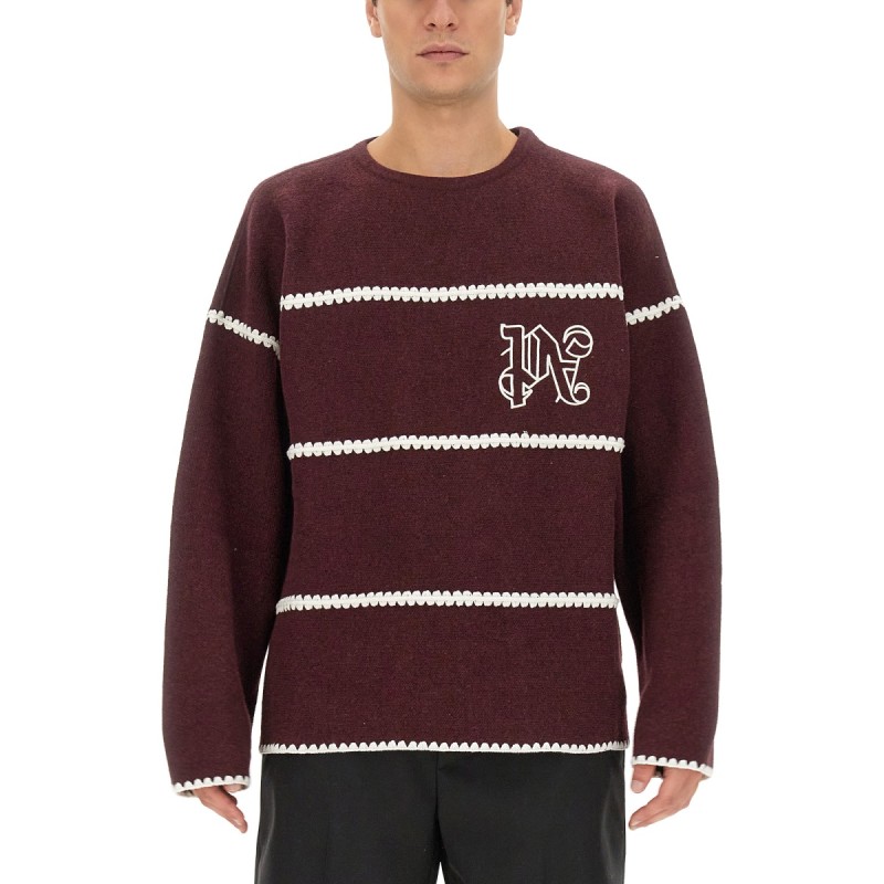 MONOGRAM STRIPED SWEATER