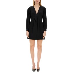 V-NECK DRESS