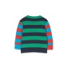 penguin stripes crew neck pullover