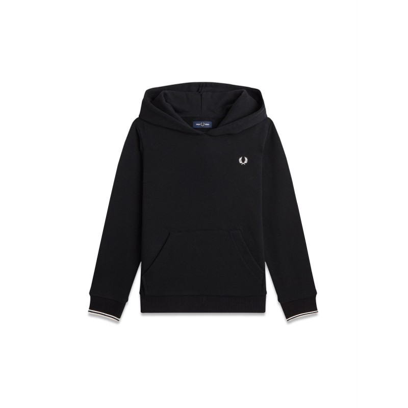 TIPPED HOODED SWEATSHIRT