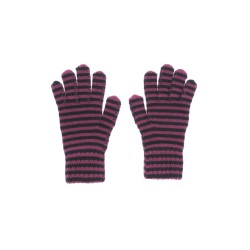 funny friens striped knitted gloves