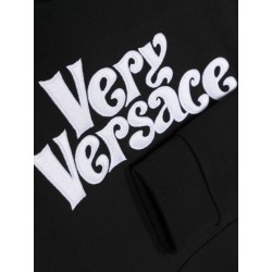 sweatshirt fleece very versace embroidery