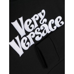 sweatshirt fleece very versace embroidery