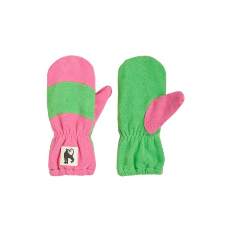 fleece panel gloves