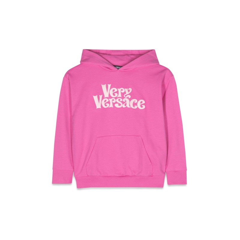 sweatshirt fleece very versace embroidery