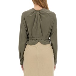 TOP WITH RUFFLES