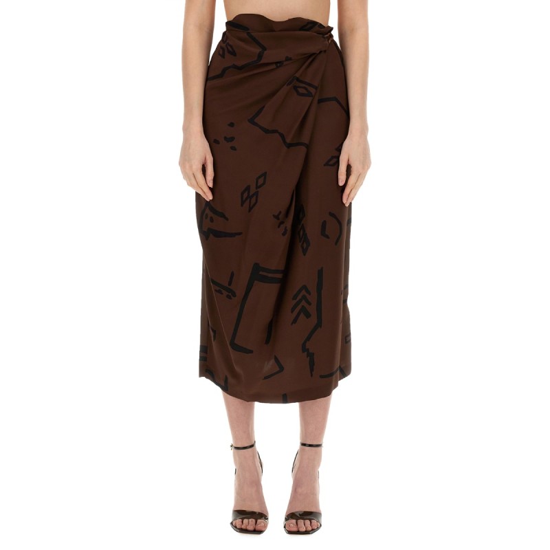 NATIVE PRINT SKIRT
