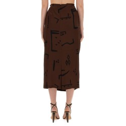 NATIVE PRINT SKIRT