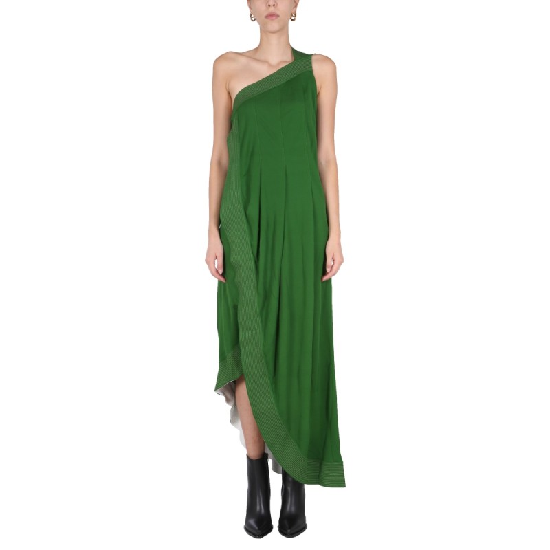 DRESS WITH CONTRASTING STITCHING
