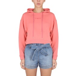 SWEATSHIRT WITH LOGO EMBROIDERY