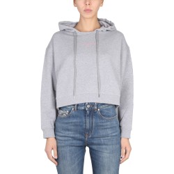 SWEATSHIRT WITH LOGO EMBROIDERY