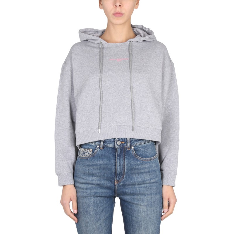 SWEATSHIRT WITH LOGO EMBROIDERY