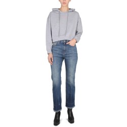 SWEATSHIRT WITH LOGO EMBROIDERY