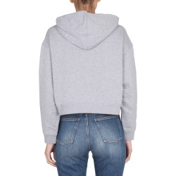 SWEATSHIRT WITH LOGO EMBROIDERY