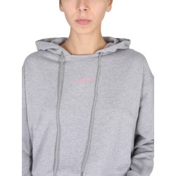 SWEATSHIRT WITH LOGO EMBROIDERY