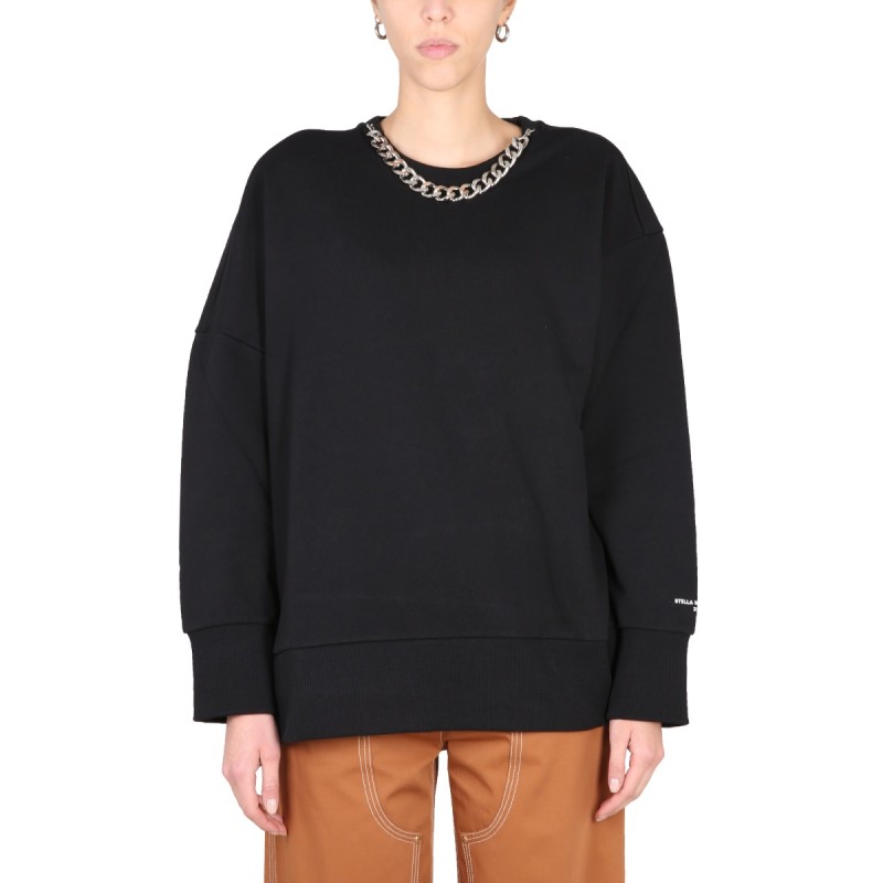 SWEATSHIRT WITH CHAIN DETAIL