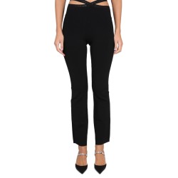 CROSS LEGGINGS WITH LOGO