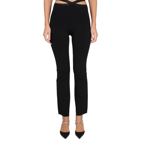 CROSS LEGGINGS WITH LOGO